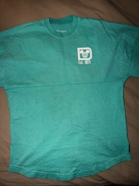Disney spirit jersey TEAL size XS 'Est. 1971'